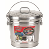 Galv Steel Lckng Can With Lid Steel 6 Gallon