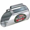 Galvanized Steel Flat Bottom Scoop Steel 2 Quart