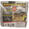 Poly Tarp 8 X 10 Black Silver