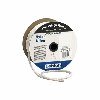 Cordage Nylon Cord Rope Solid Braid 1/4X1200 Ft White