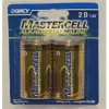 Dorcy Mastercell Alkaline D Batteries 2 Pk