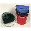 Horse Flat Back Bucket Red 20 Qt