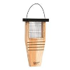 Cedar Tail-Prop Suet Feeder Wood-Black