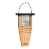 Bamboo Tail-Prop Suet Feeder Wood-Black