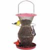 No No Standard 3 Tier Bird Feeder Red