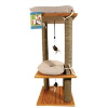 Catware Bamboo Bungalow Seagrass Scratcher Natural 15.75X15.75X36