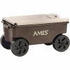 Ames Cart Lawn Buddy Poly Brown