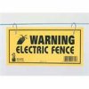 Dare Electric Fence Warning Sign 3 Pk