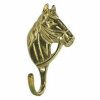 Brass Horse Head Bridle Hook
