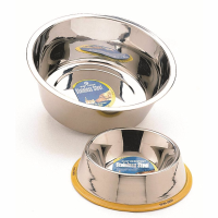 Mirror Finish Stainless Steel Pet Dish 1 Pint