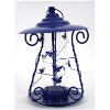 Decorative Metal Butterfly Mixed Seed Bird Feeder Blue 1 Lb Capacity