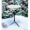 Allied Precision Heated Bird Bath With Metal Stand 