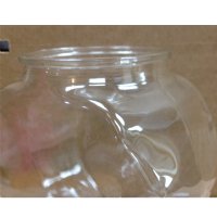 Plastic Drum Fish Bowl 1 Qt Slightly Dented