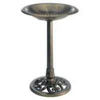 Gardman Pedestal Bird Bath Antique