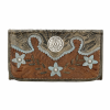 American West Ladies tri-fold wallet