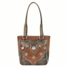 American West Zip-top tote with two side pocket