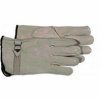 Boss Grain Leather Glove Buckle/Strip Medium