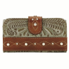 American West Ladies tri-fold wallet