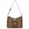 American West Zip top shoulder bag with adjustable shoulder strap