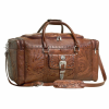 American West Leather Rodeo Bag