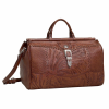 American West Leather Single Compartment Duffel Bag