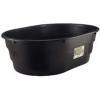 Oval Stock Tank Black 40 Gallon